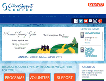 Tablet Screenshot of cancersupportcenter.org